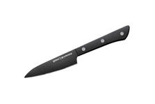 Samura  SH-0011/A Нож кухонный "Samura SHADOW" овощной с покрытием Black-coating 99 мм, AUS-8, ABS пластик