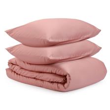 Tkano Комплект постельного белья из сатина темно-розового цвета из коллекции essential, 200х220 см