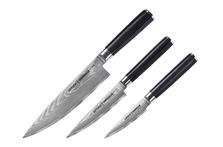 Samura SD-0230/K Набор из 3 ножей "Samura DAMASCUS" (10, 21, 85), G-10, дамаск 67 слоев