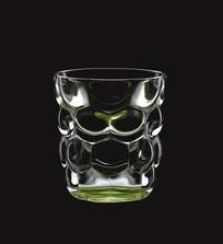 Nachtmann Набор стаканов BUBBLES 2 шт. для воды с зеленым донышком 330 мл бессвинцовый хрусталь