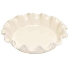 Emile Henry, Форма для запекания d26,5см 1,2л, керамика, Bakeware, кремовый