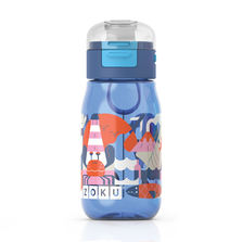 Zoku Бутылка с крышкой 475 мл синяя