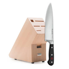 WUESTHOF Профессиональный поварской кухонный нож 20 см, подставка из бука в Подарок, серия Classic, 9835-99, Золинген
