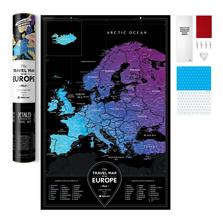 1DEA.me Карта travel map black europe
