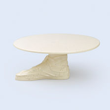 Doiy Hestia Подставка-столик керамическая белая