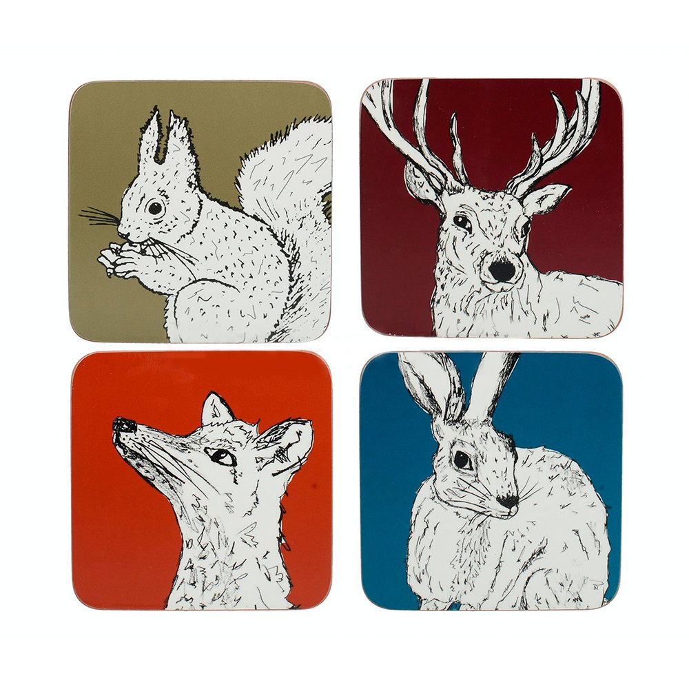 

Creative Tops Набор из 4 подставок Animals 10х10