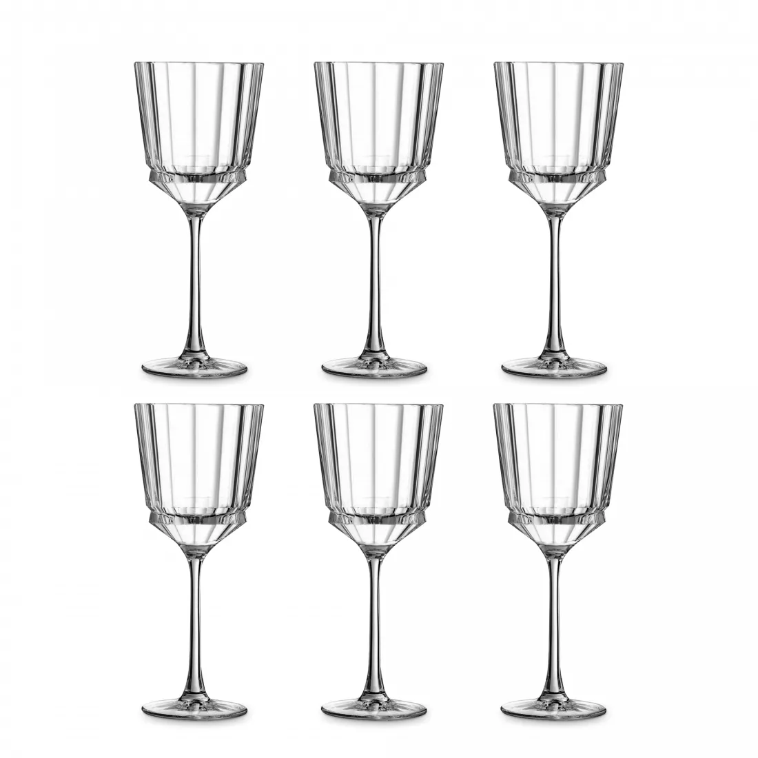 Cristal d'Arques Набор  из 6-ти бокалов для вина 250 мл MACASSAR         Q4346