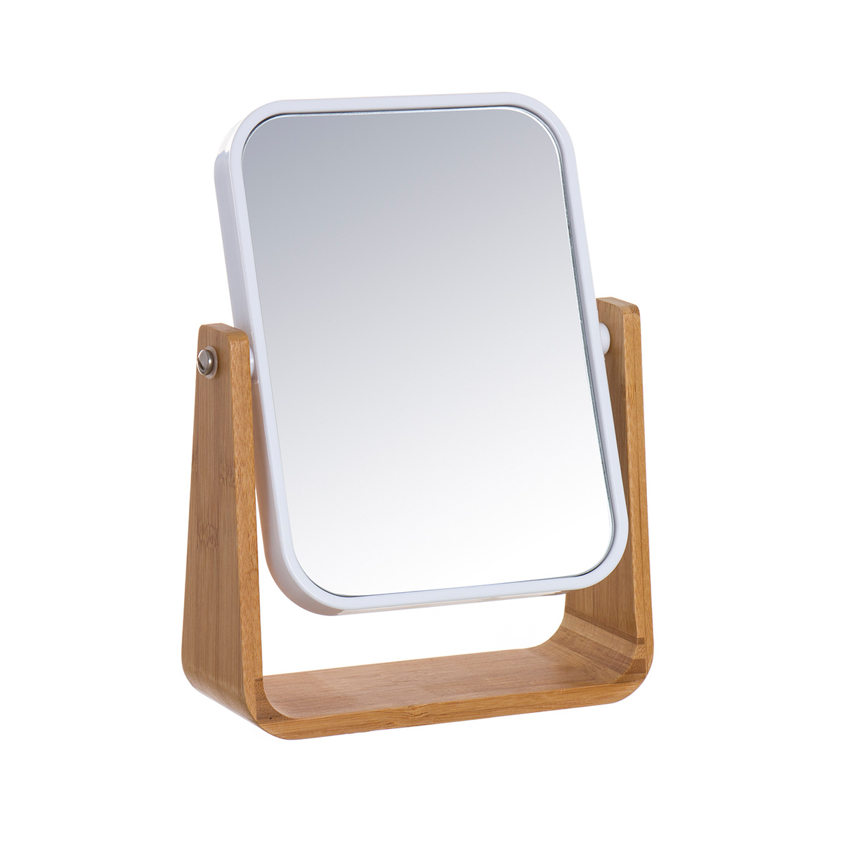

D'casa Зеркало косметическое Bamboo с 5х увеличением, Белый