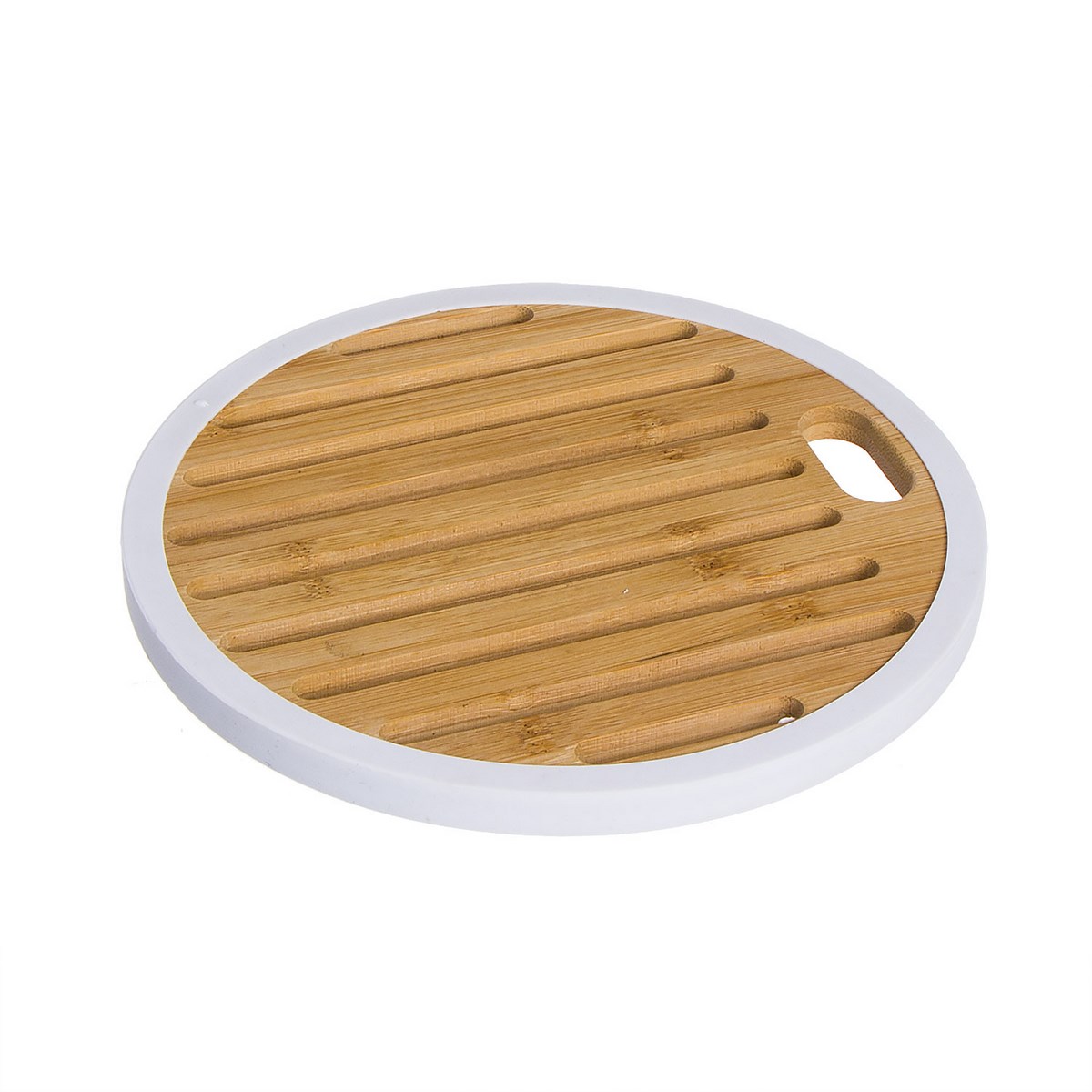 

D'casa Подставка под горячее Bamboo круглая белая, Белый