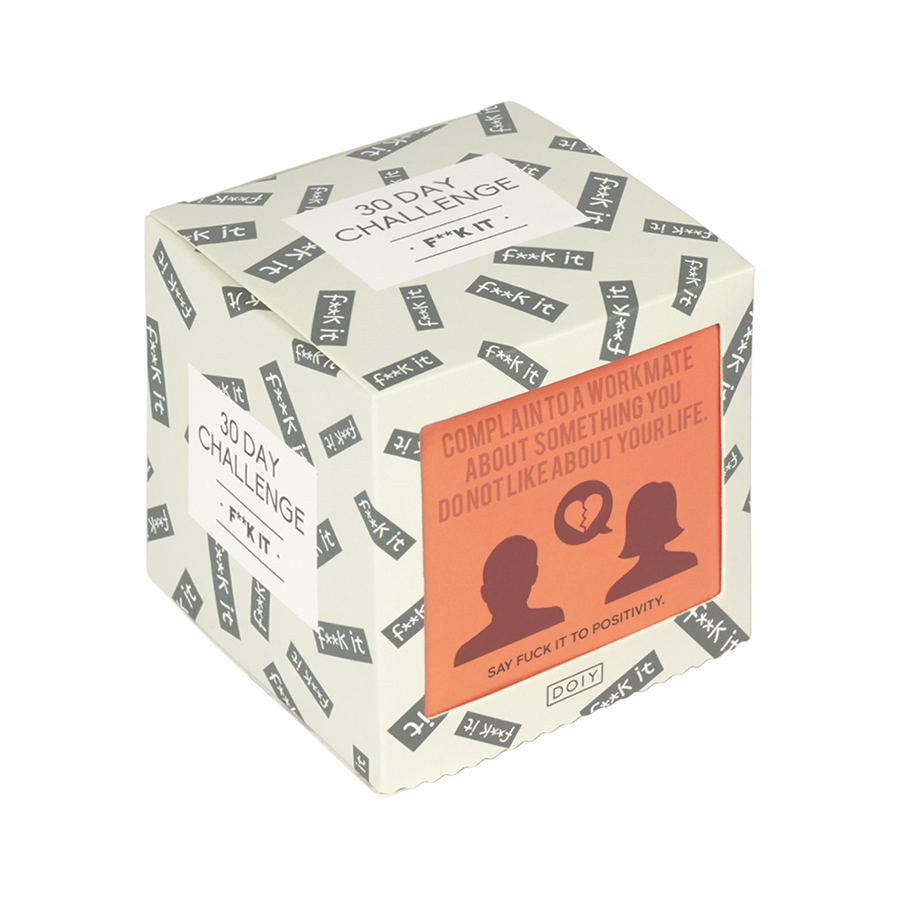 

Doiy Игра «30 дней» f**k it, Мультиколор