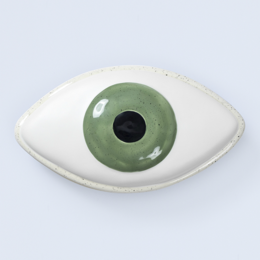 

Doiy Коробка для хранения eye, Белый/зеленый