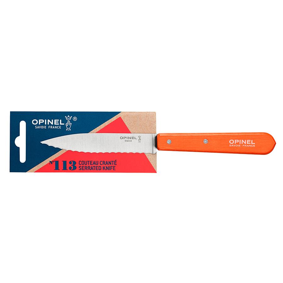 

Opinel Нож Les Essentiels серрейтор 10 см оранжевый