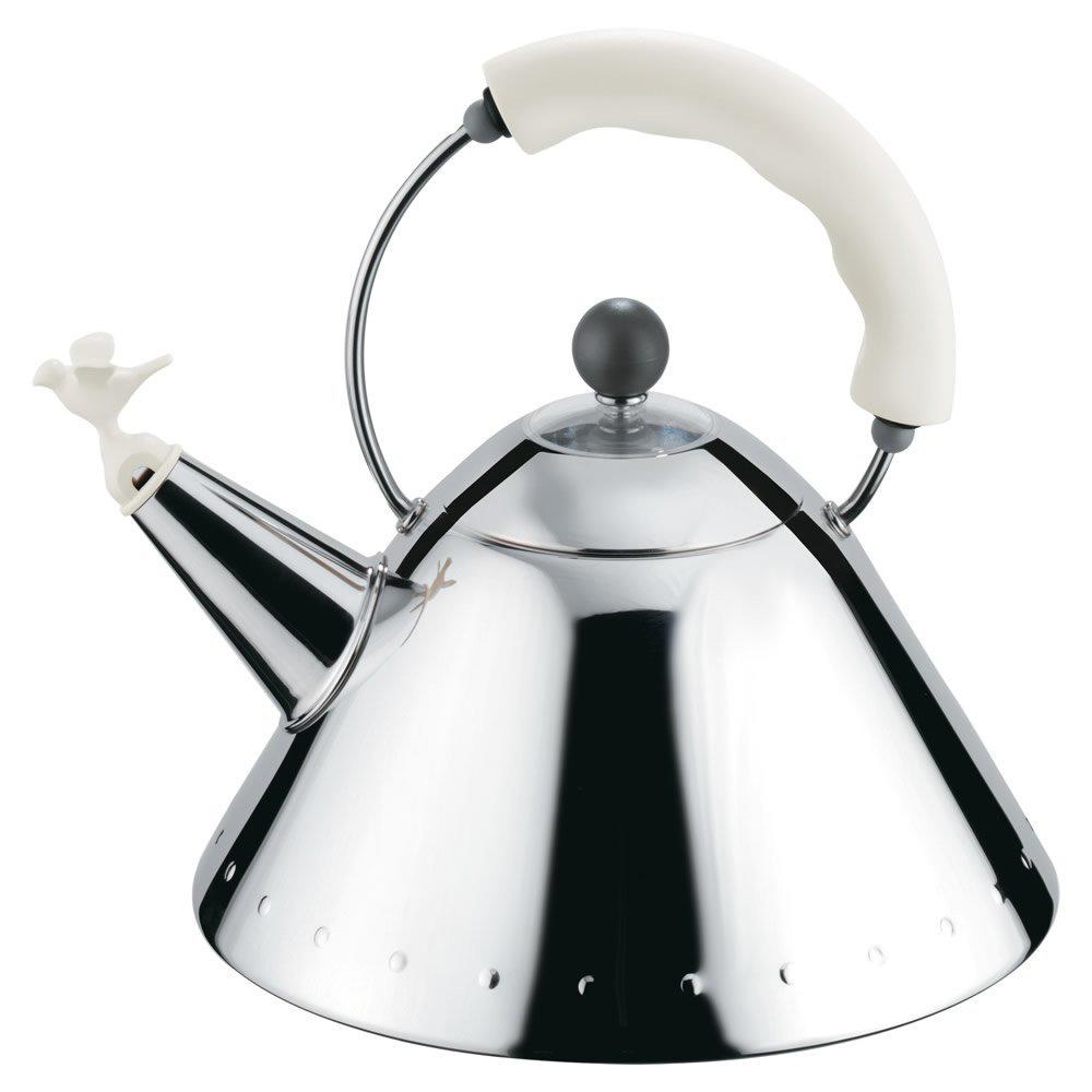 

Alessi Чайник со свистком белый