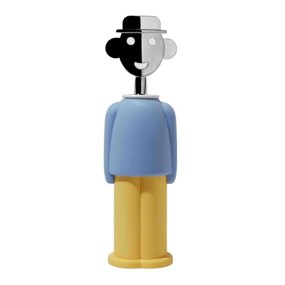 

Alessi Штопор Alessandro M желто-голубой