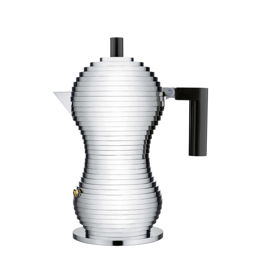 

Alessi Кофеварка для эспрессо Pulcina 150 мл. черная, Черный