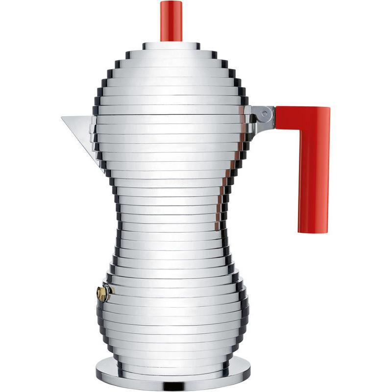 

Alessi Кофеварка для эспрессо Pulcina 300 мл. красная, Красный
