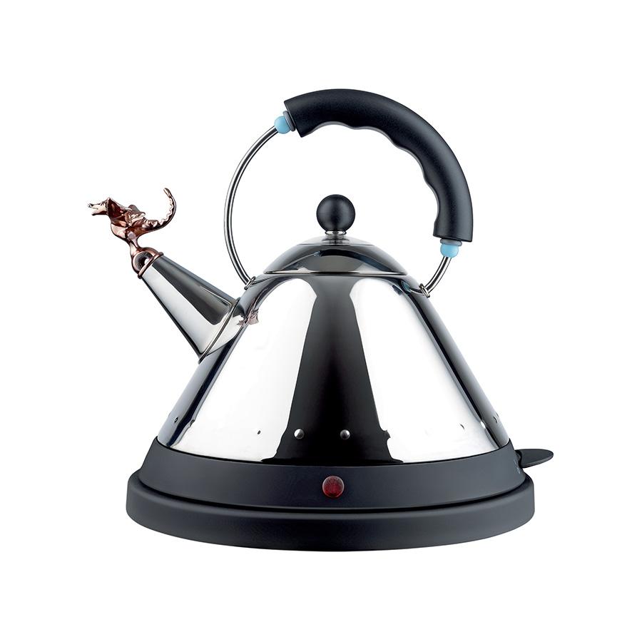 

Alessi Чайник электрический со свистком Tea Rex черный