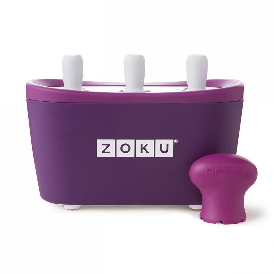 

Zoku Набор для приготовления мороженого Triple Quick Pop Maker фиолетовый