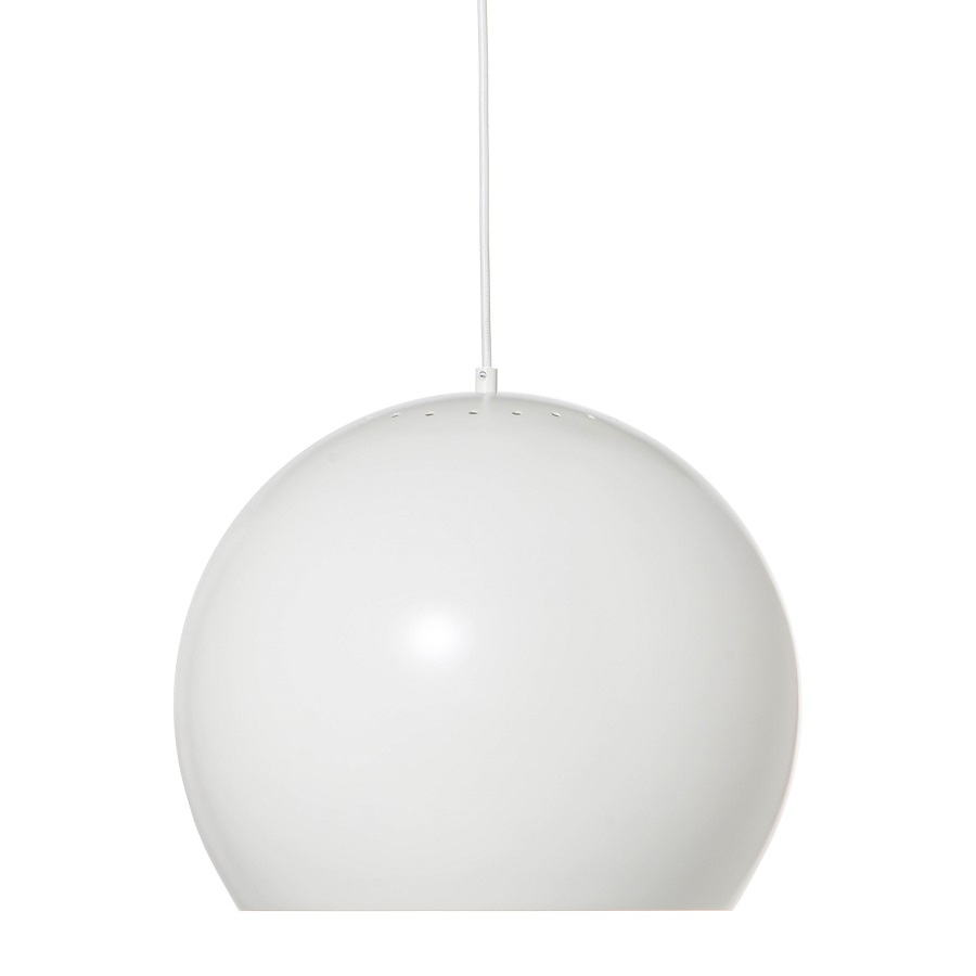 

Frandsen Лампа подвесная ball, d40 см, белая матовая, белый шнур