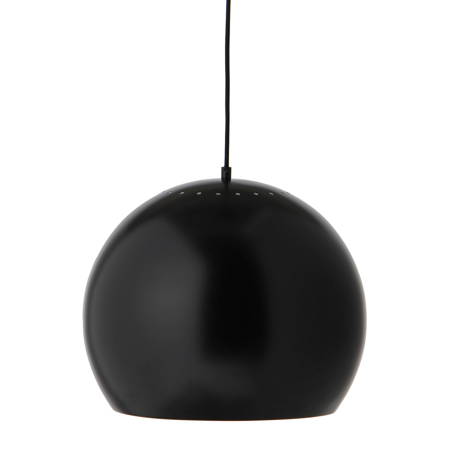 

Frandsen Лампа подвесная ball, d40 см, черная матовая, черный шнур