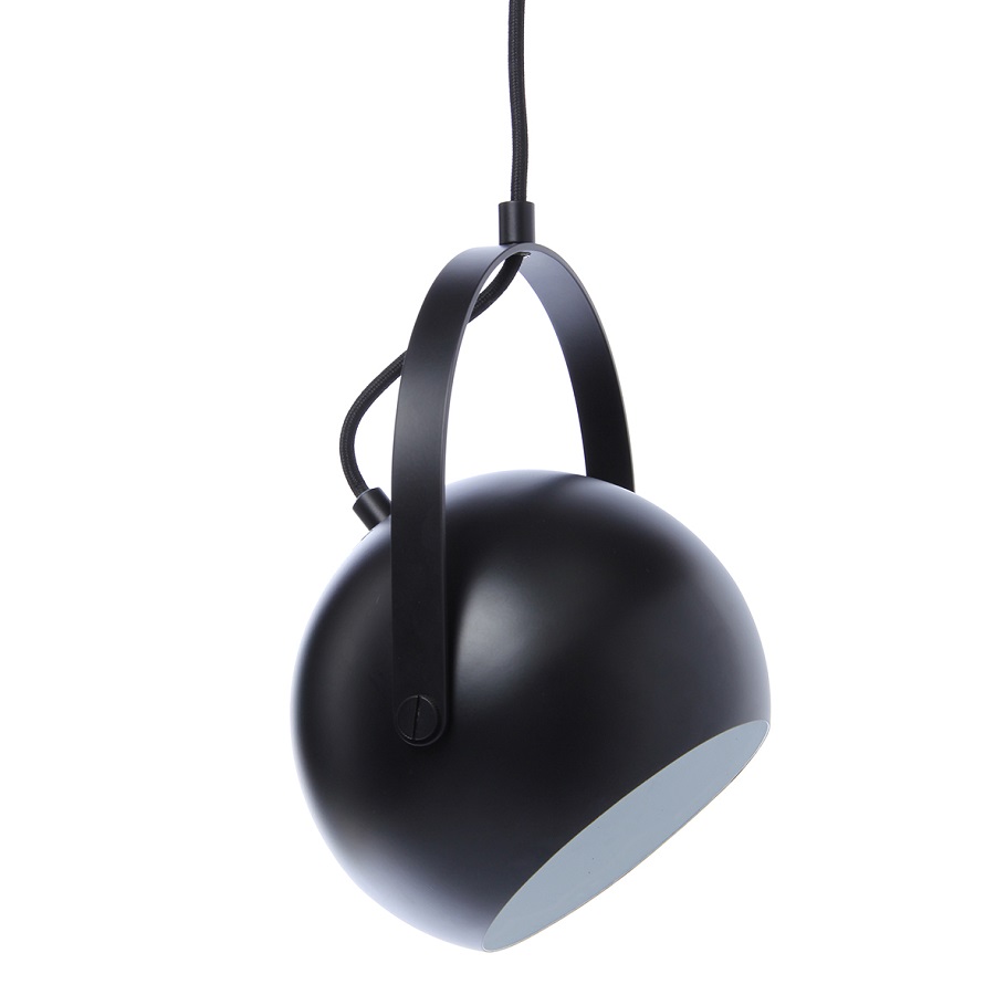 

Frandsen Лампа потолочная ball с подвесом, d40 см, черная матовая, Черный