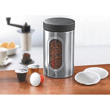 

Gefu, Емкость для хранения кофейных чалд ПЬЕРО, 250 г., Сталь