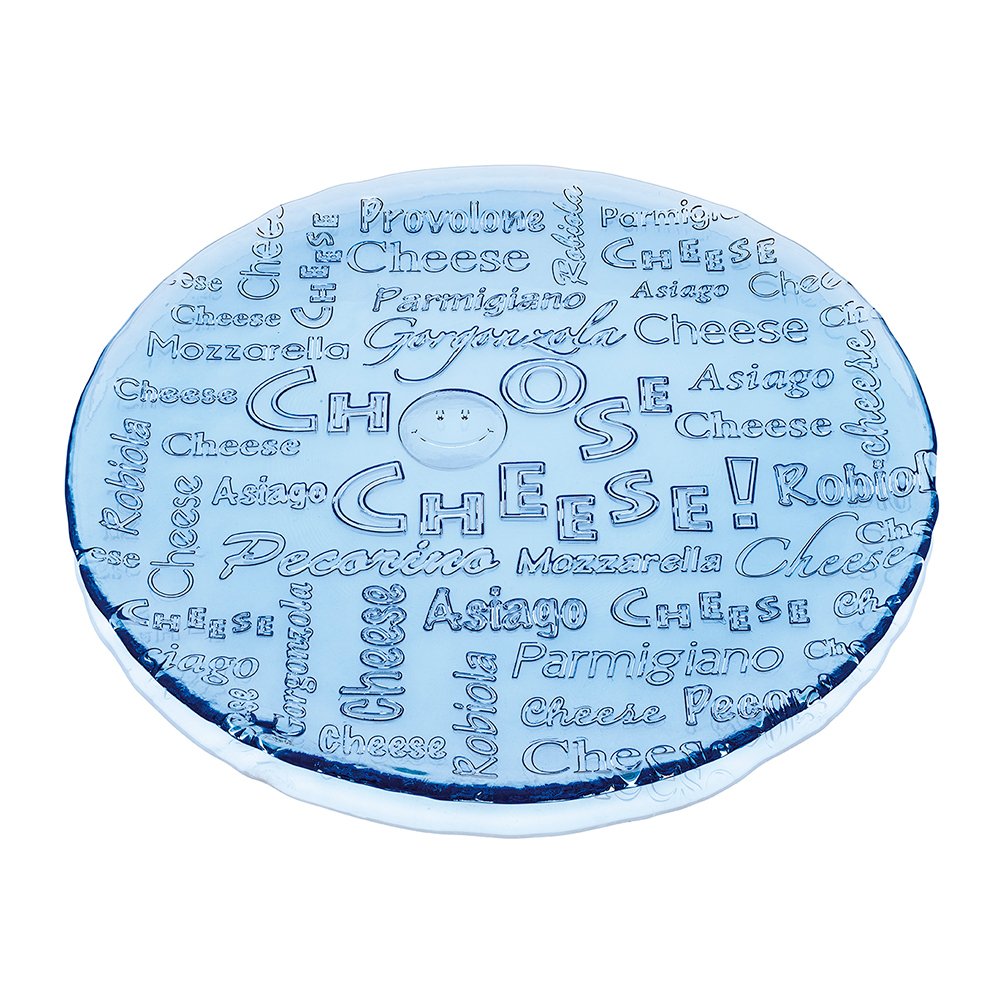 

IVV Блюдо I choose cheese голубое 32 см