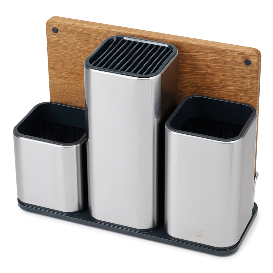 

Joseph Joseph Органайзер для кухонной утвари настольный CounterStore Коллекция 100, Серебристый