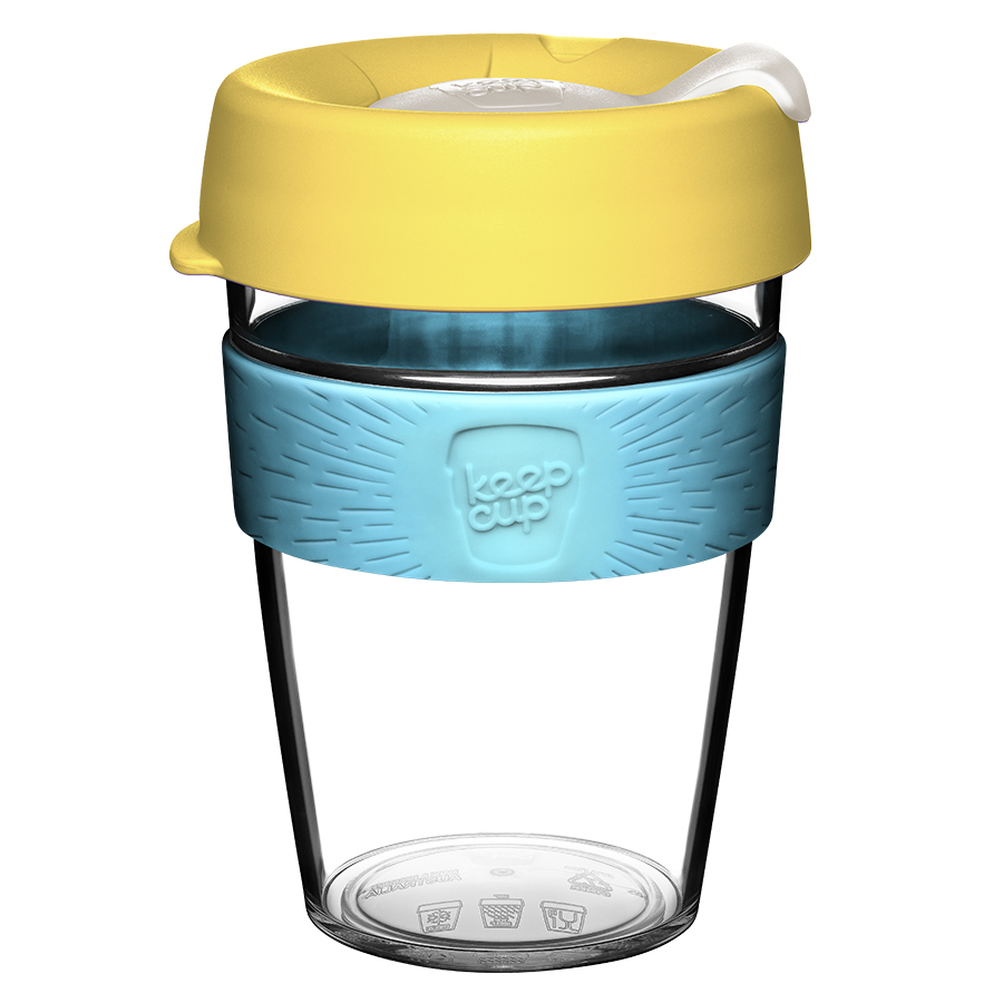 

KeepCup Кружка keepcup original m 340 мл clear sunlight, Разноцветный