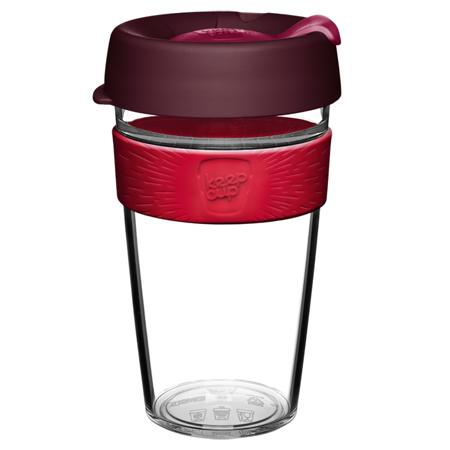 

KeepCup Кружка keepcup original l 454 мл clear kangaroo raw, Разноцветный