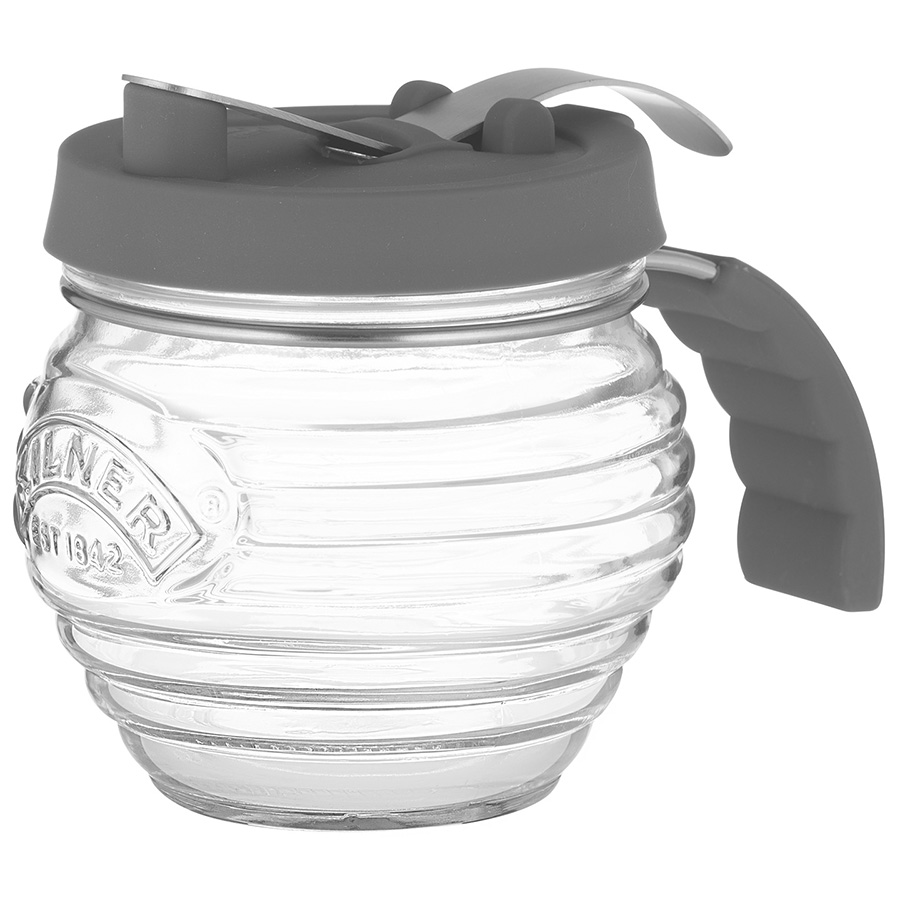 

Kilner Банка с соусником, Прозрачный/серый