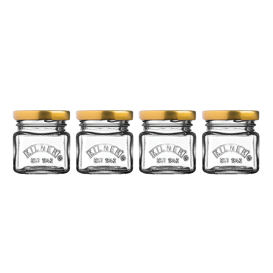

Kilner Набор из 4 баночек 55 мл, Прозрачный