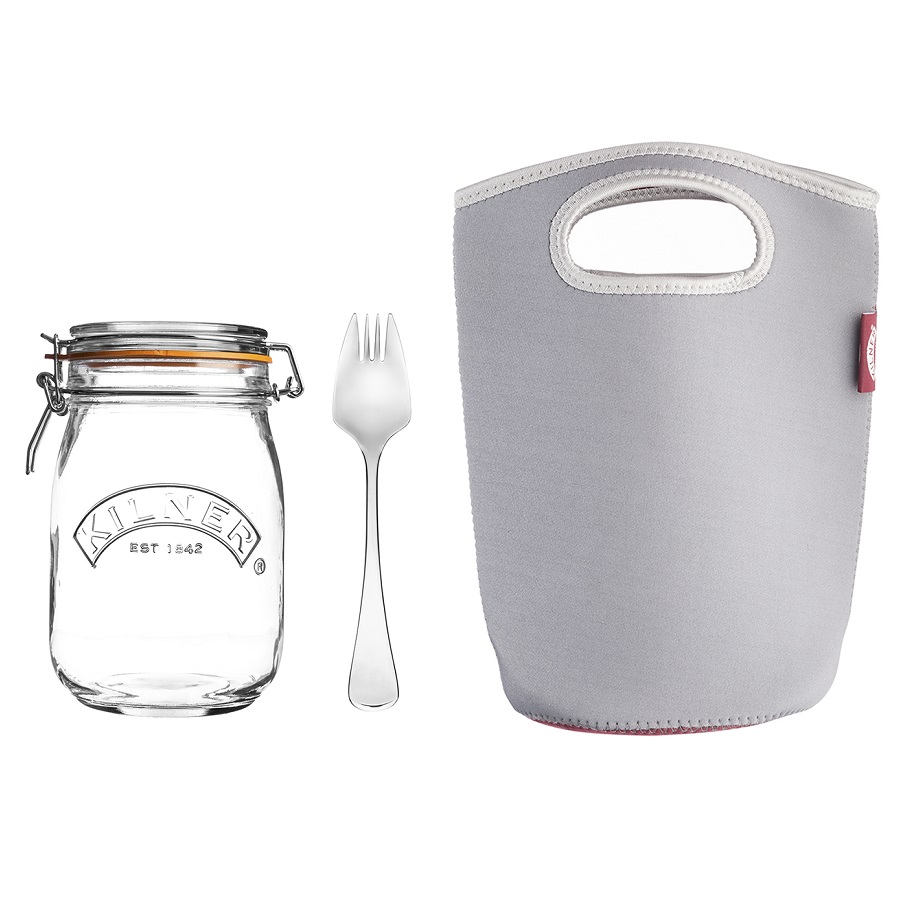 

Kilner Набор для ланча с собой 1 л, Прозрачный