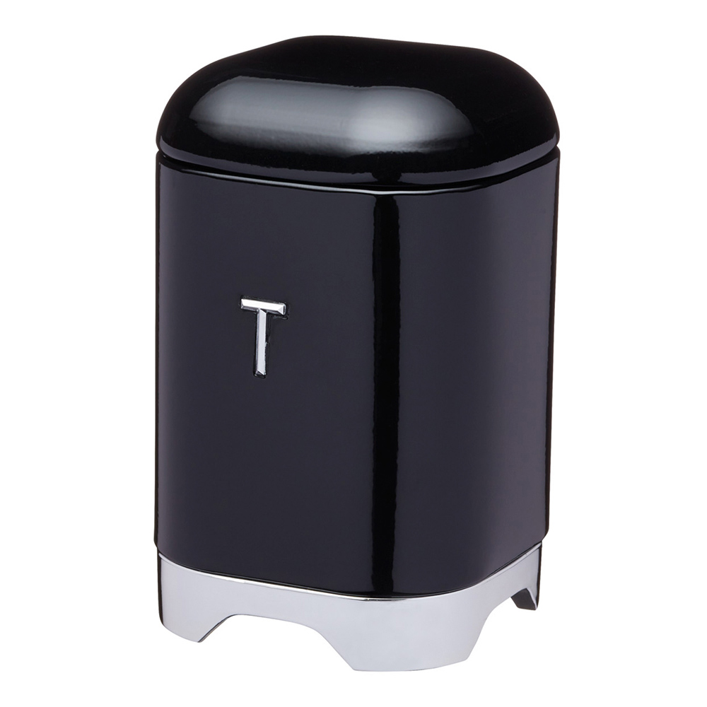 

Kitchen Craft Ёмкость для хранения чая Lovello Retro black, Черный