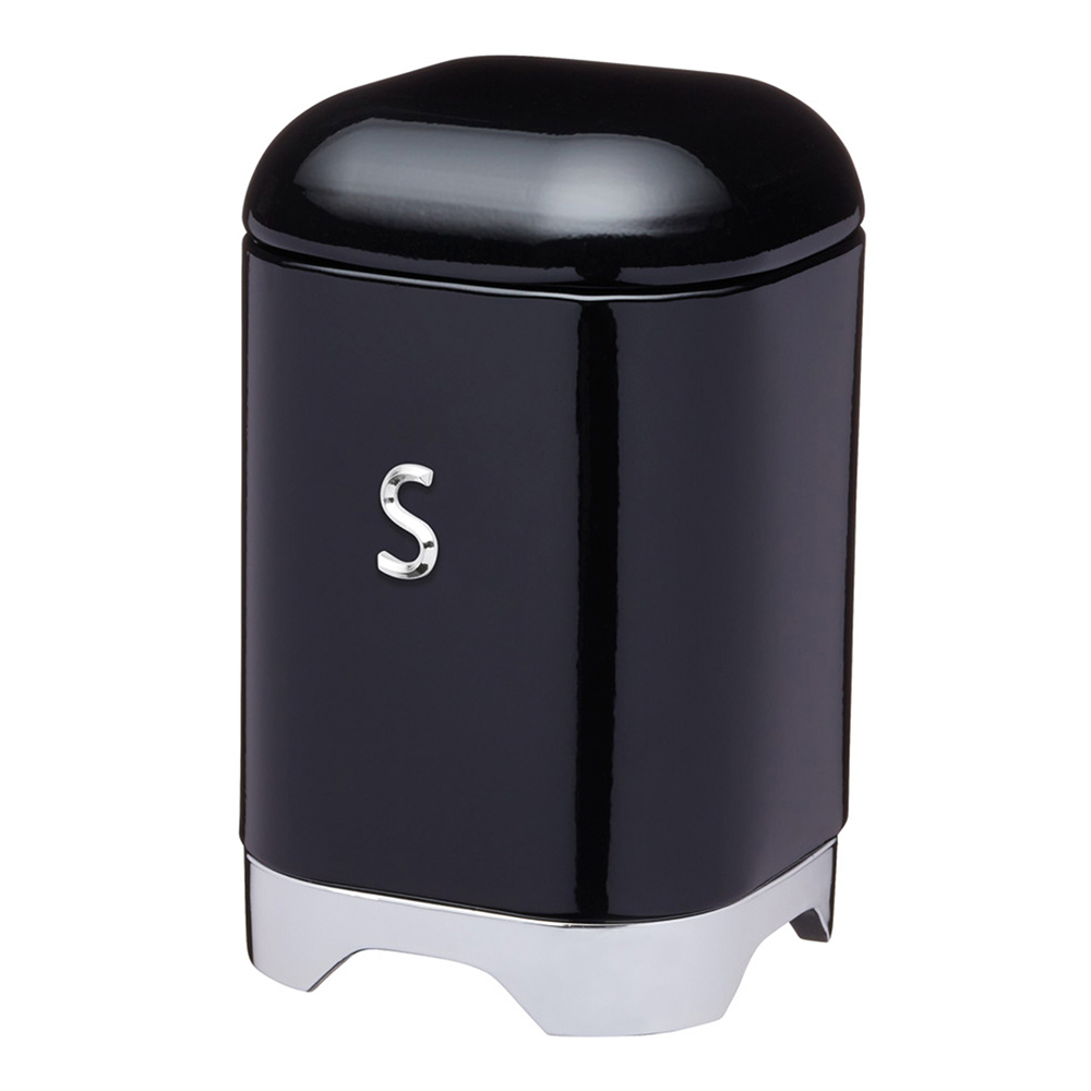 

Kitchen Craft Ёмкость для хранения сахара Lovello Retro black, Черный