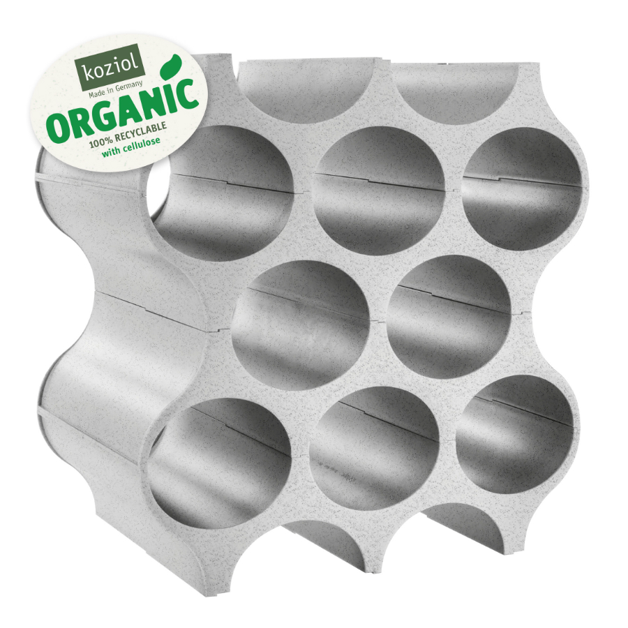 

Koziol SET-UP Organic Подставка для бутылок, серая, Серый