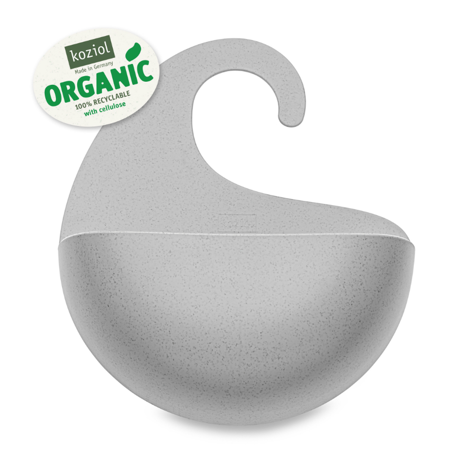 

Koziol SURF M Органайзер для ванной Organic, серый