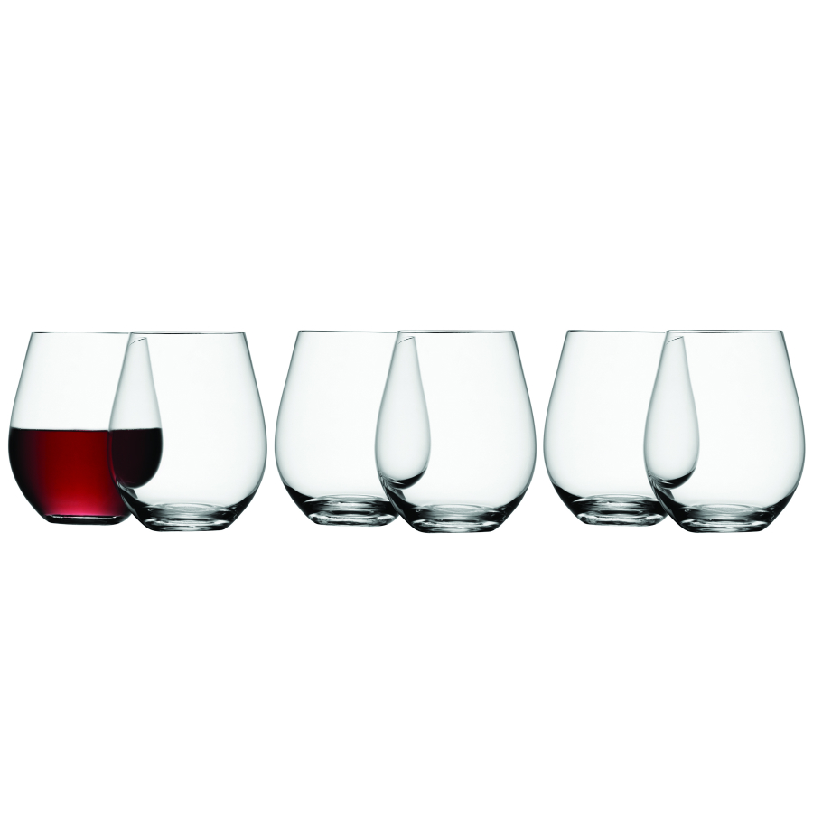 

LSA International Набор из 6 стаканов для вина wine 530 мл, Прозрачный
