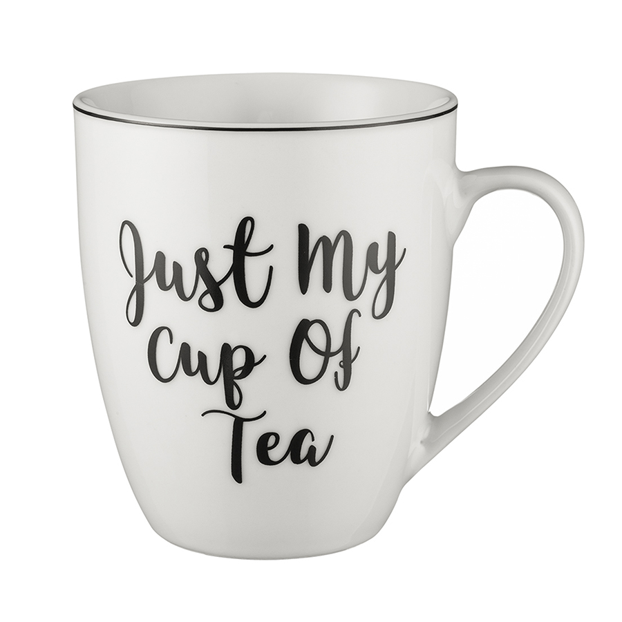 

Price&Kensington Кружка carnaby script 400 мл my cup of tea, Белый/черный