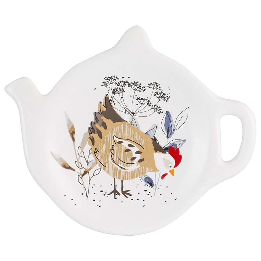 

Price&Kensington Блюдце для чайных пакетиков country hens, Разноцветный