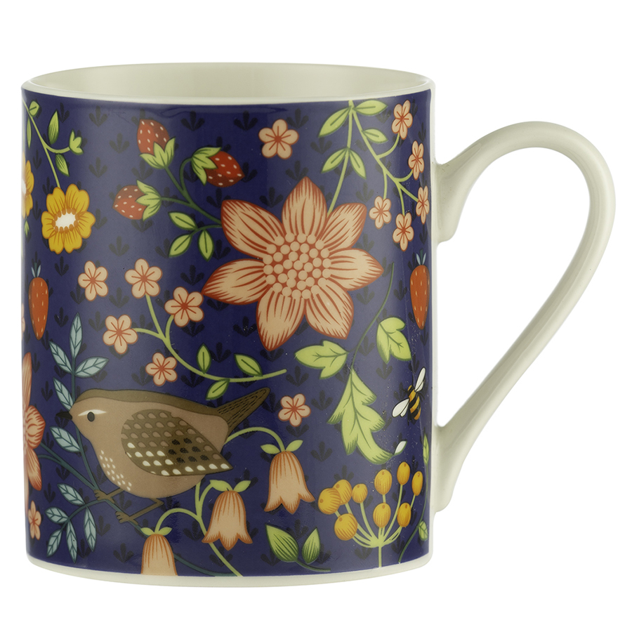 

Price&Kensington Кружка wild flower 380 мл синяя, Синий