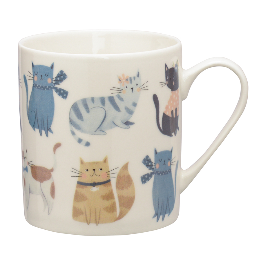 

Price&Kensington Кружка cosy cats Котики 340 мл, Разноцветный