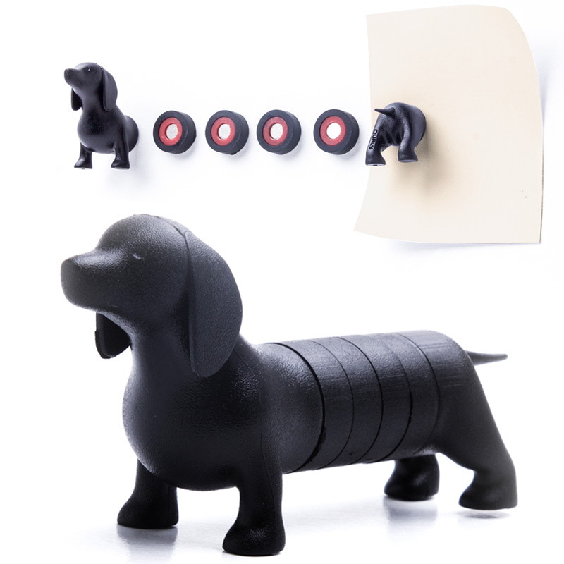 

Qualy Dachshund Набор магнитов, Черный