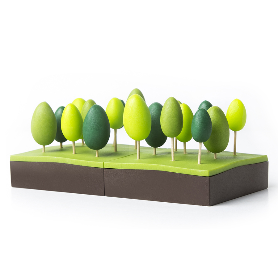 

Qualy Forest Party Fork Шпажки для закусок и канапе, Зеленый