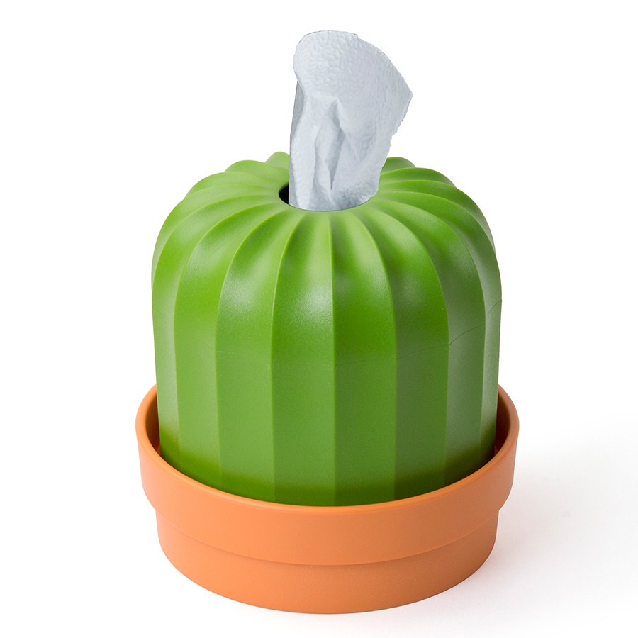 

Qualy Держатель для салфеток Cactiss, оранжевый с зеленым