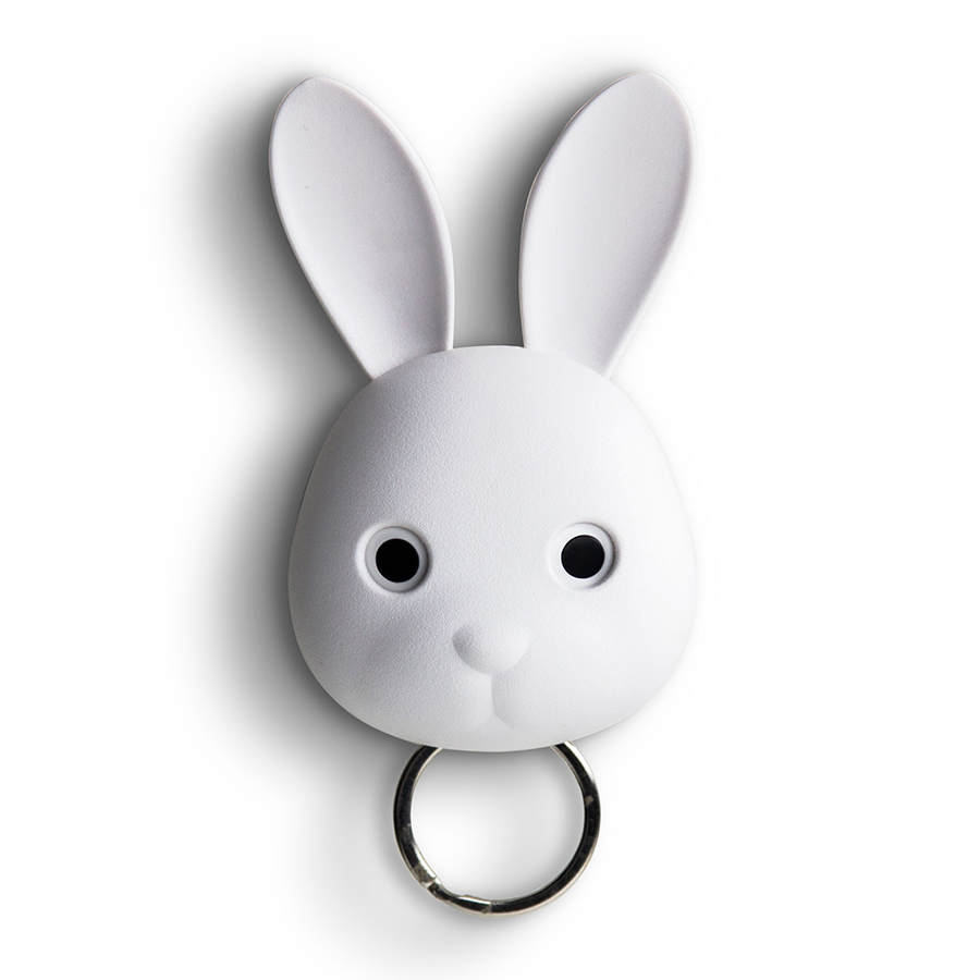 

Qualy Держатель для ключей bella bunny, белый