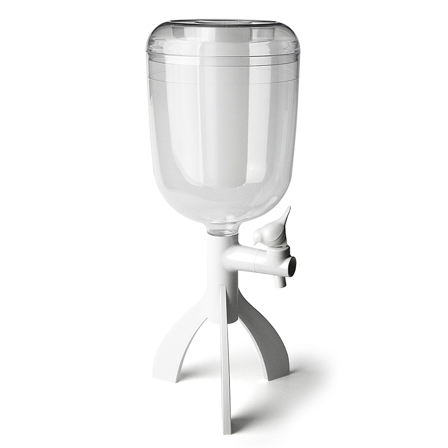 

Qualy Диспенсер для воды настольный Thirsty Bird, 3 л