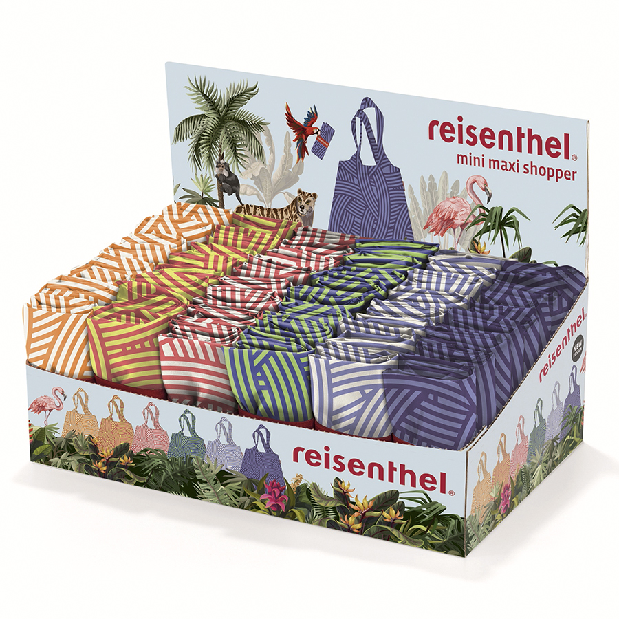 

Reisenthel Сумка складная mini maxi shopper Коллекция 28 zebra, Разноцветный