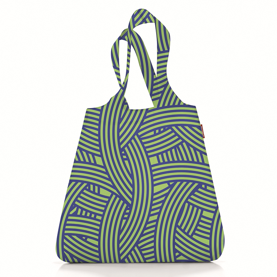 

Reisenthel Сумка складная mini maxi shopper zebra green, Зеленый/синий