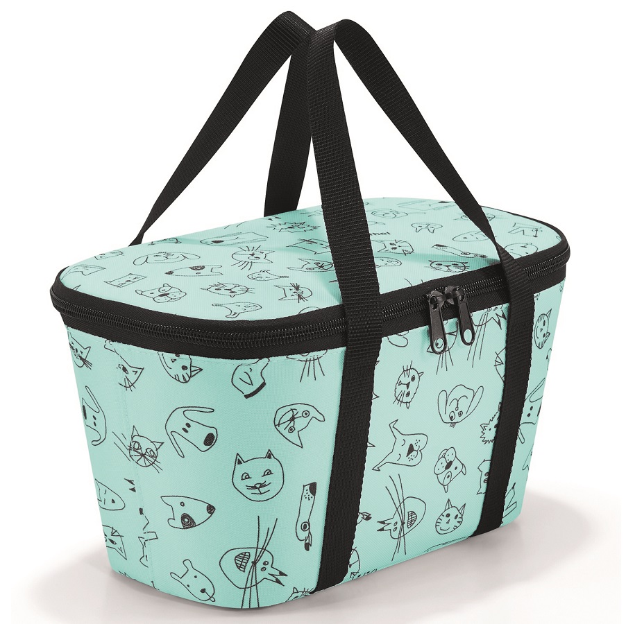

Reisenthel Термосумка детская Coolerbag XS cats and dogs mint, Зеленый